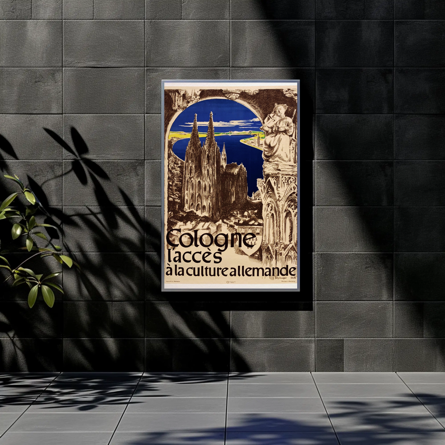 Cologne - Gateway to German Culture Poster
