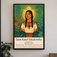 Saint Kateri Tekakwitha Poster PosterGoat