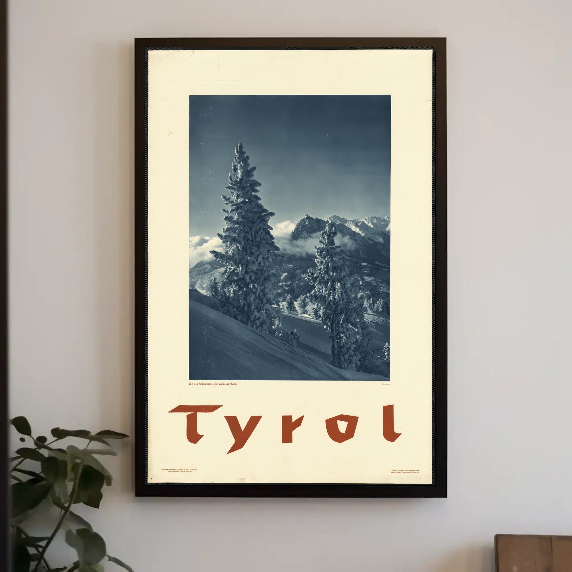 Winter Wonderland in Tyrol Poster PosterGoat