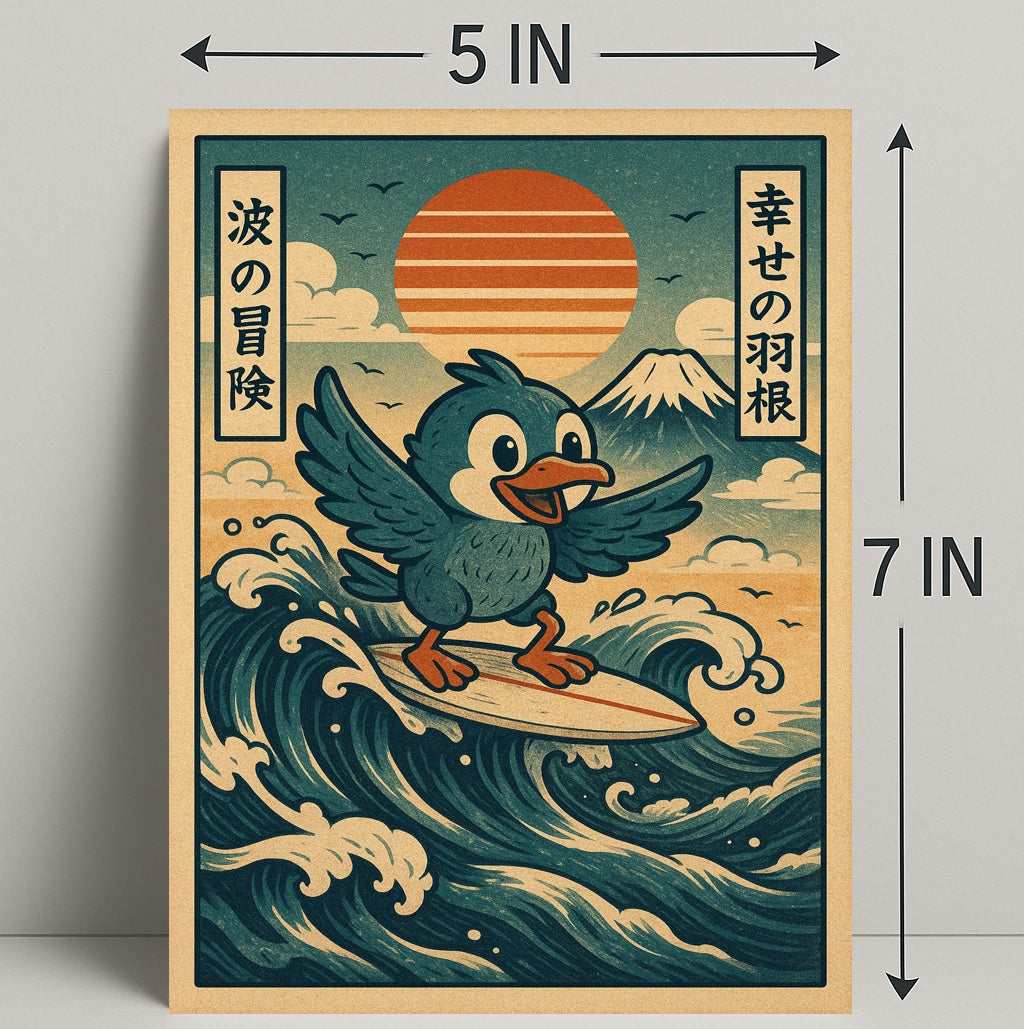 Surfing Adventure Poster PosterGoat