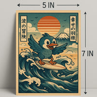 Surfing Adventure Poster PosterGoat