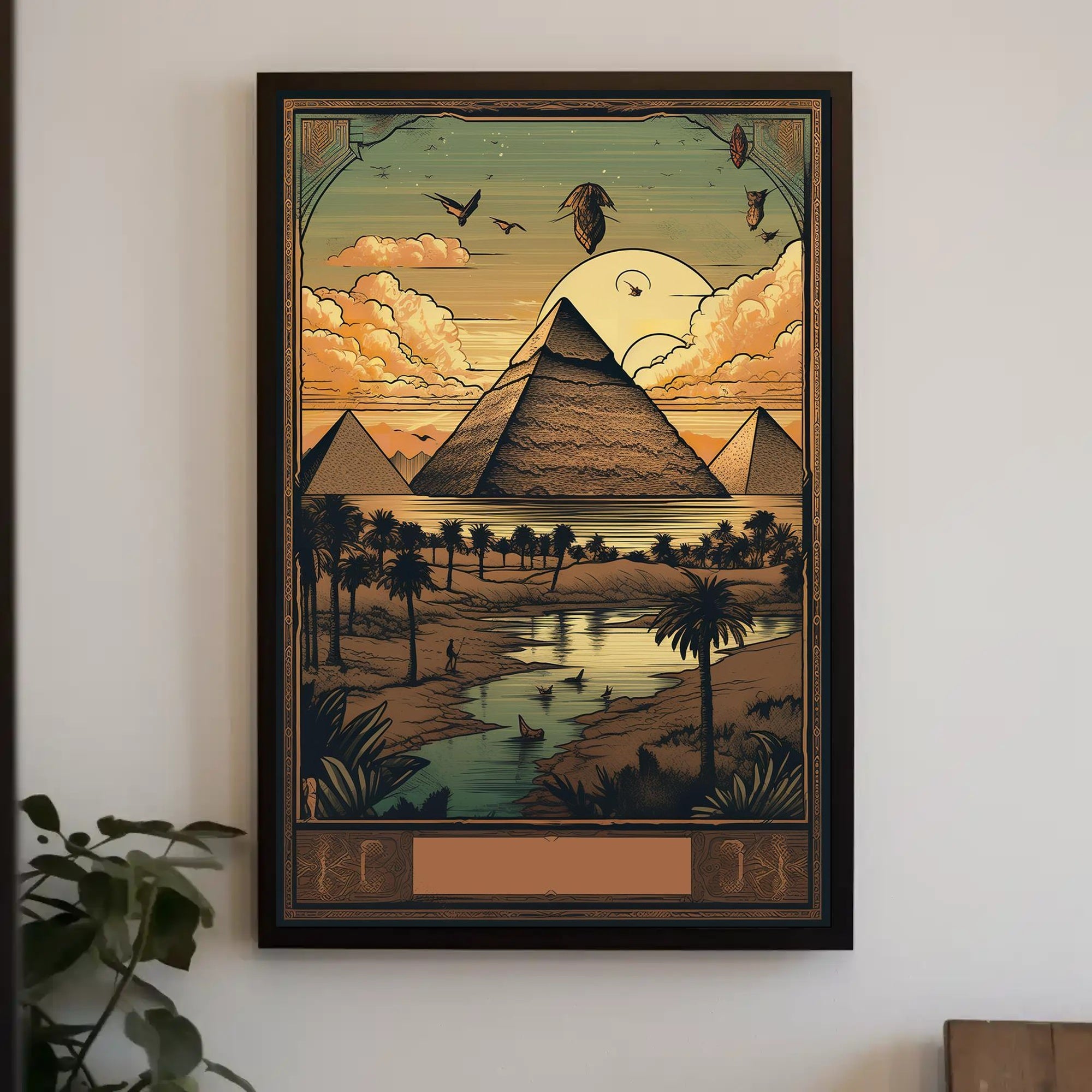 Egyptian Sunset Poster