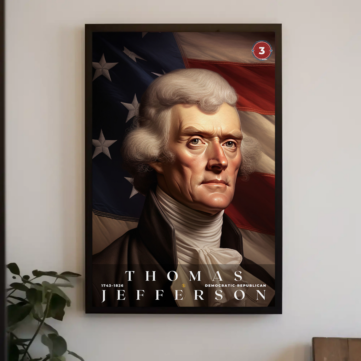 Thomas Jefferson 3rd President Of The United States Portrait