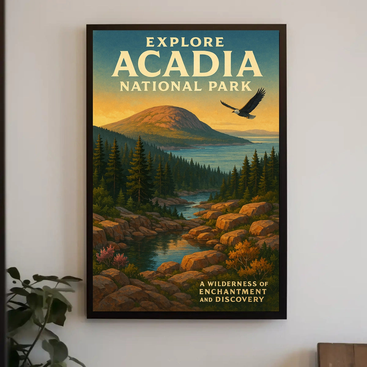 Explore Acadia National Park Poster