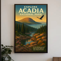 Explore Acadia National Park Poster