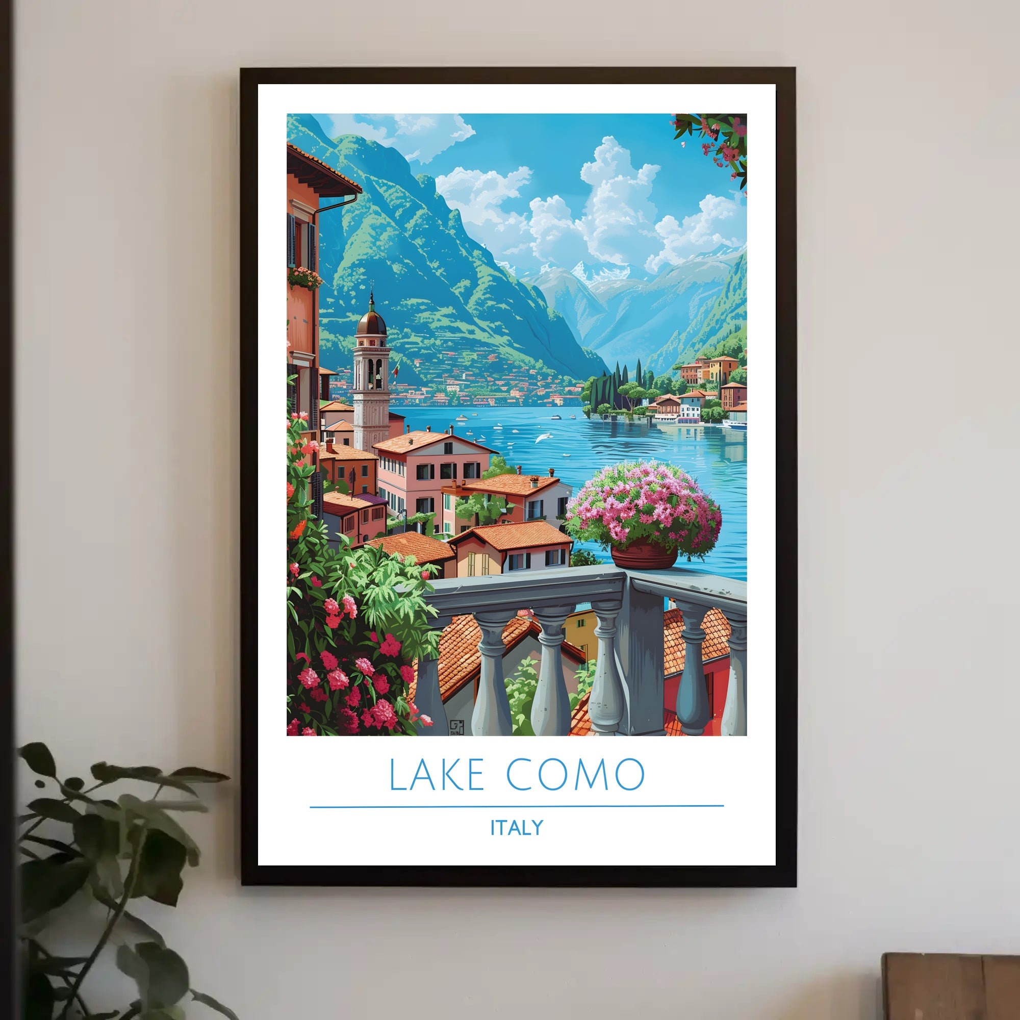 Scenic Lake Como Poster