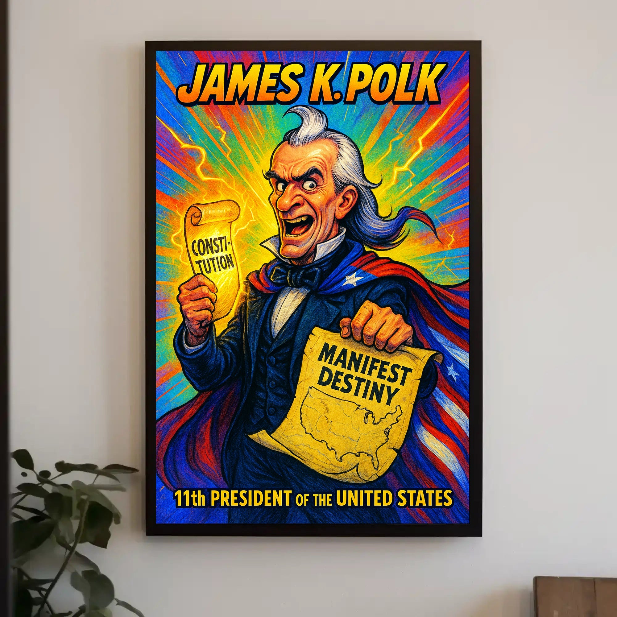 James K. Polk 11th President Poster PosterGoat