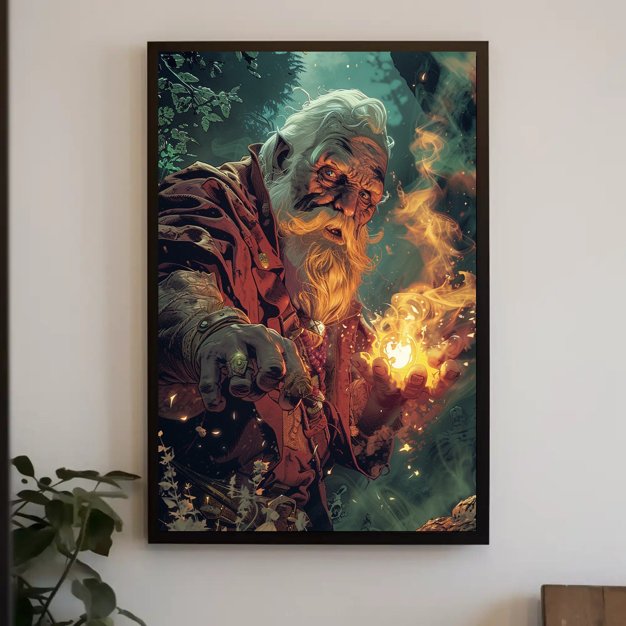 The Enchanted Sorcerer Poster PosterGoat