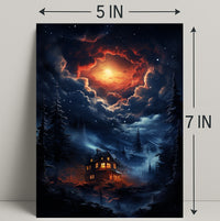 Enchanted Nightscape Poster