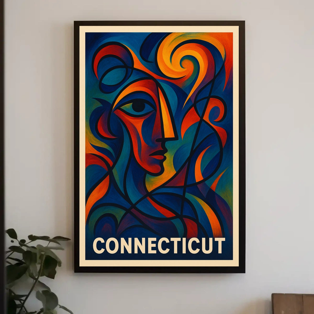 Connecticut Abstract Art Abstract Poster