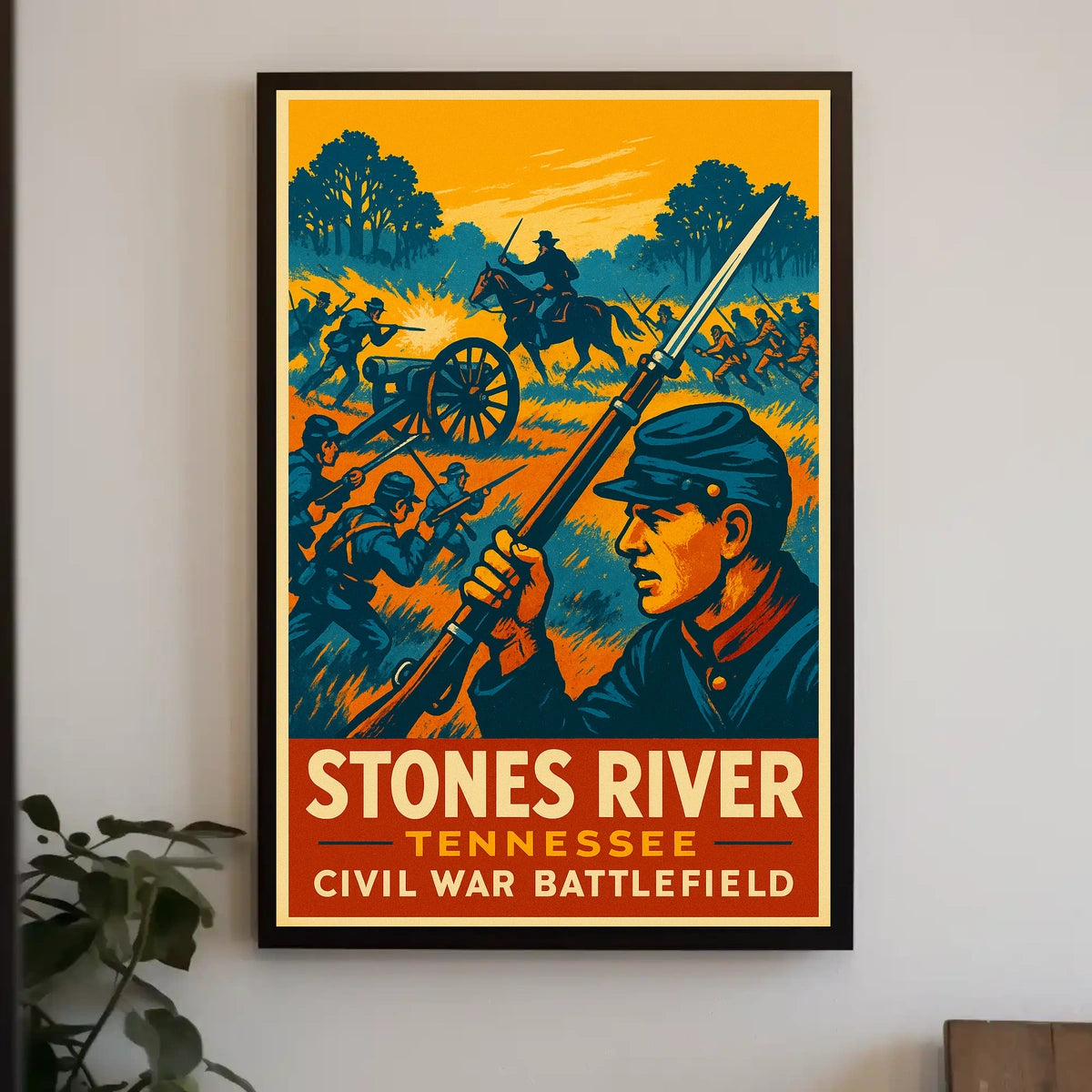 Stones River Tennessee Civil War Poster