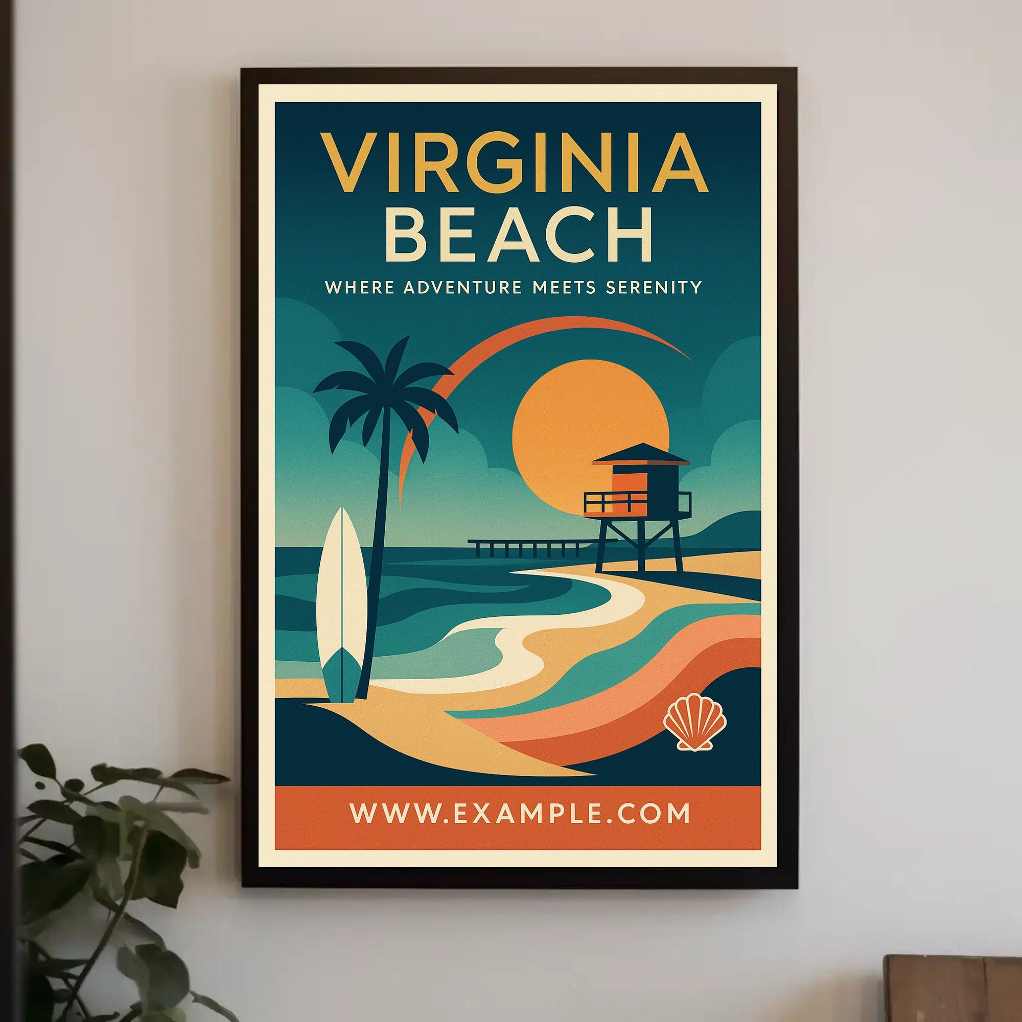 Virginia Beach Adventure Poster Print