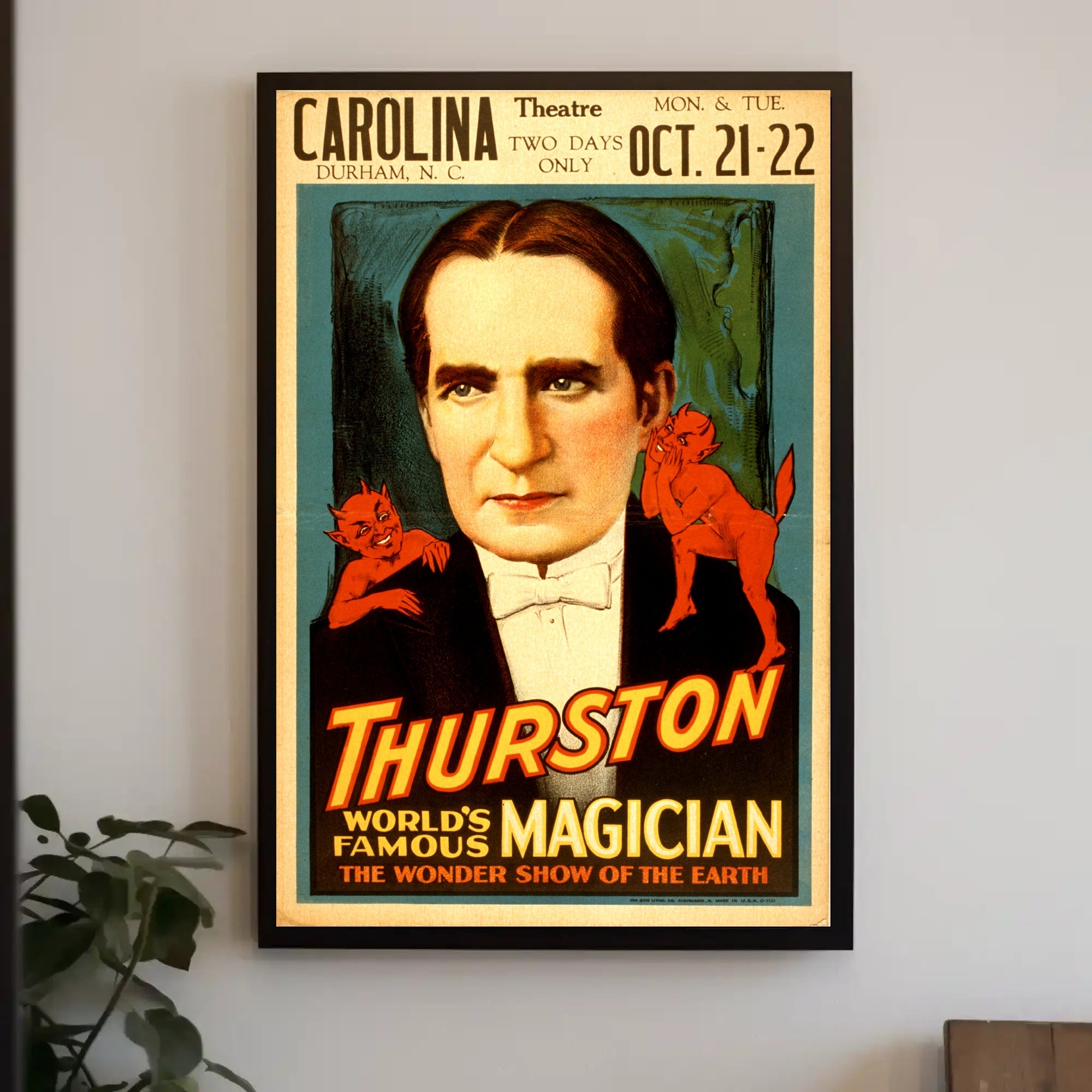 Thurston Magic Show Vintage Wonder Historical Poster