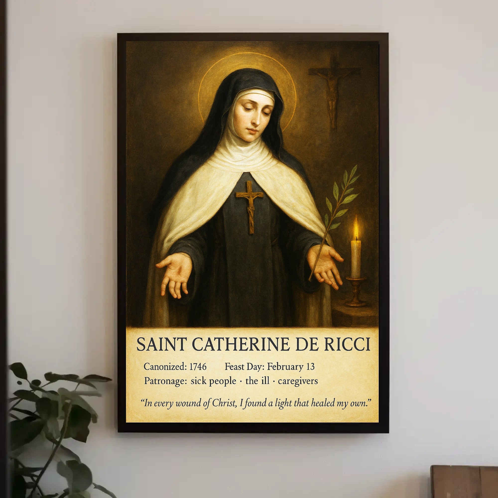 Saint Catherine de Ricci Poster PosterGoat
