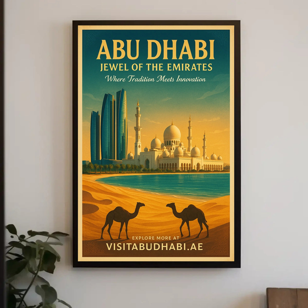 Abu Dhabi's Jewel Tradition Meets Innovation Travel Poster