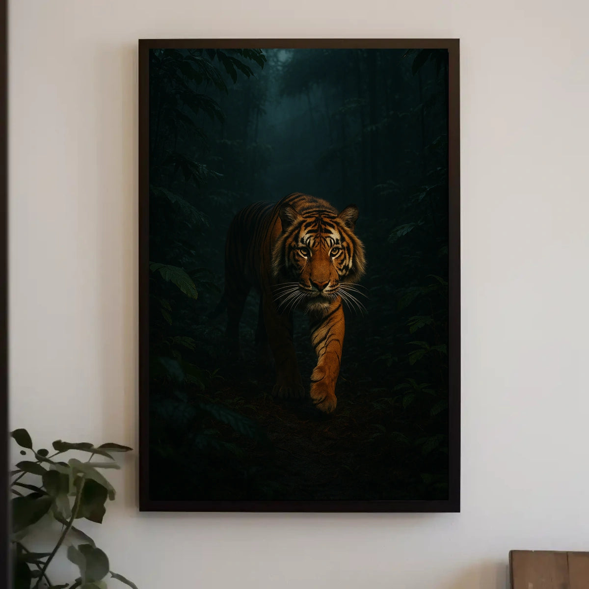 Majestic Tiger in the Jungle Poster