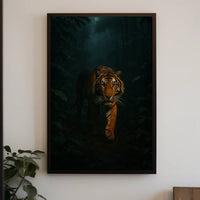 Majestic Tiger in the Jungle Poster