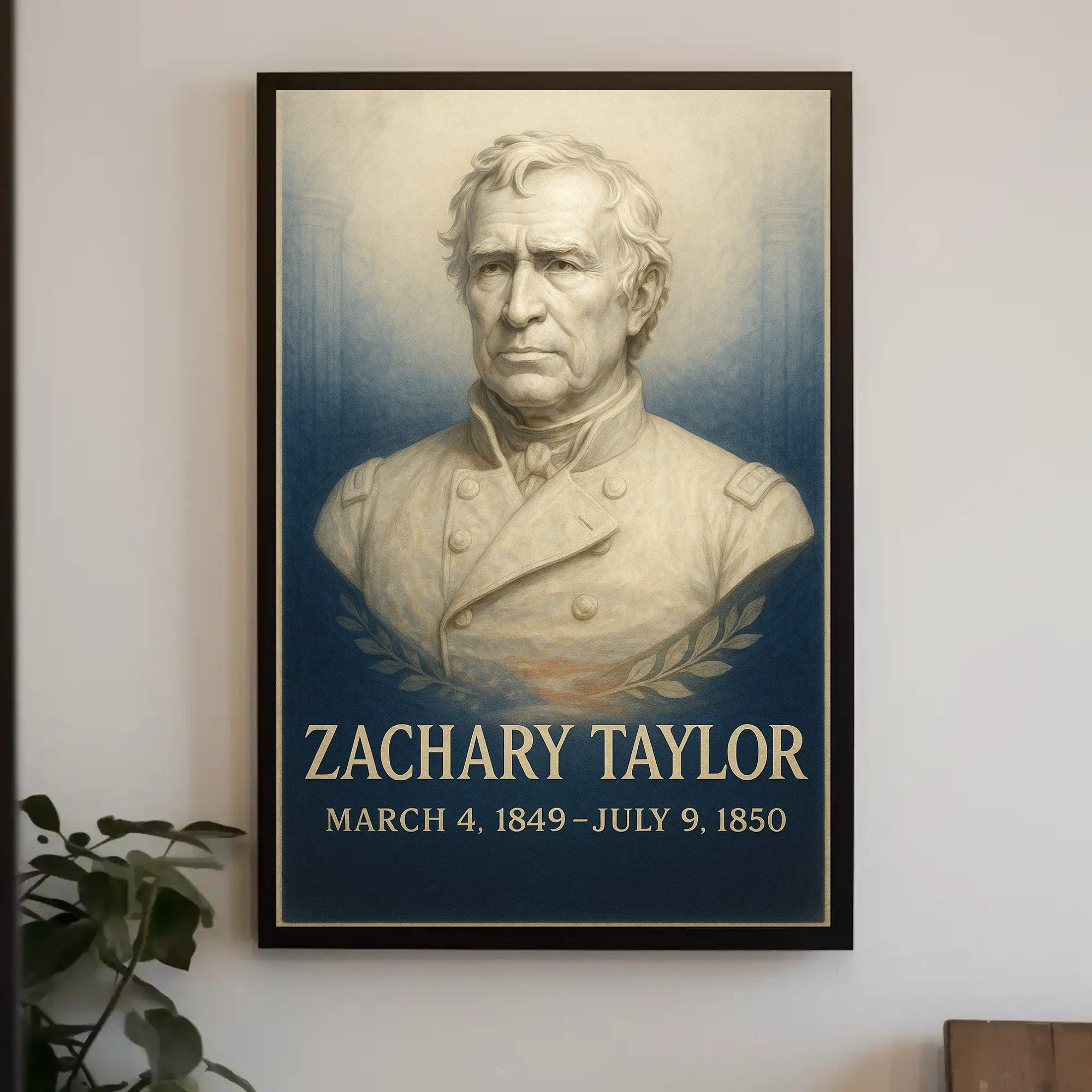 Zachary Taylor Presidential Term Poster PosterGoat