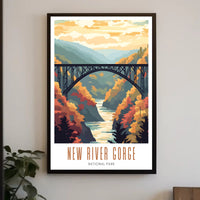 New River Gorge National Park Poster Print