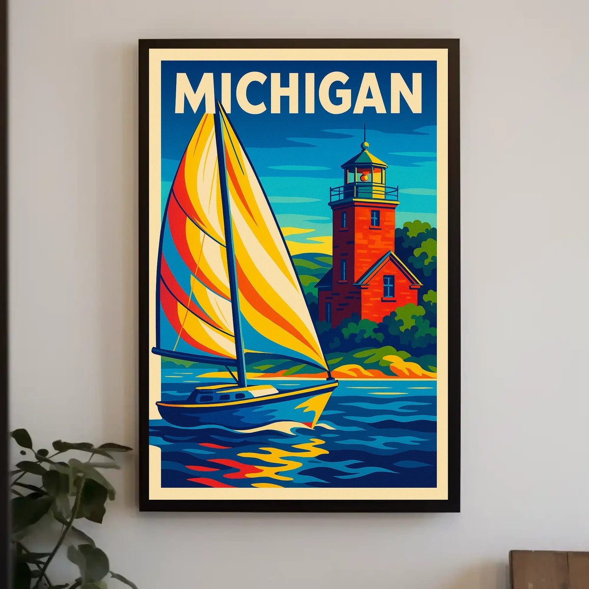 Michigan Coastal Adventure Poster