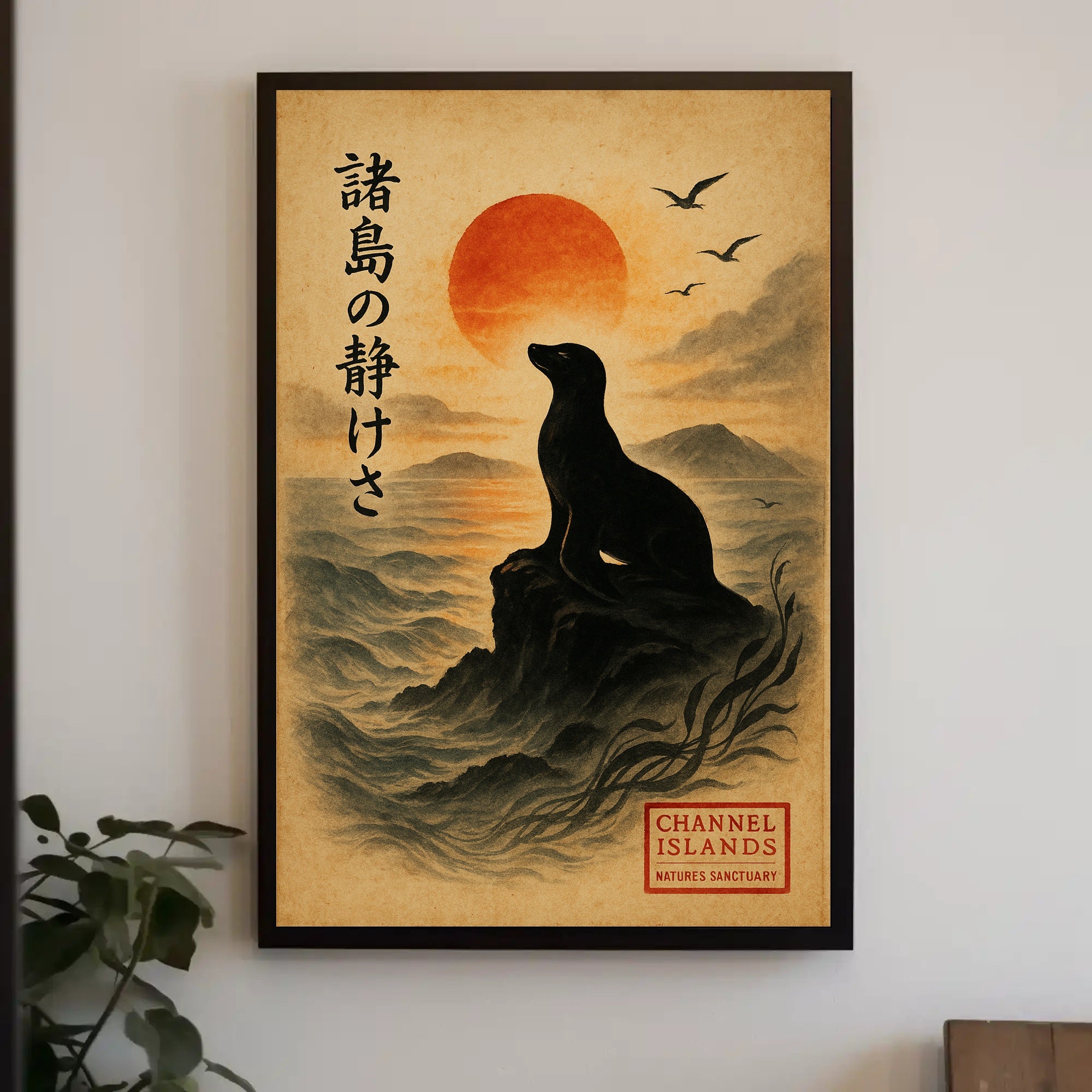 Tranquility of the Channel Islands Poster