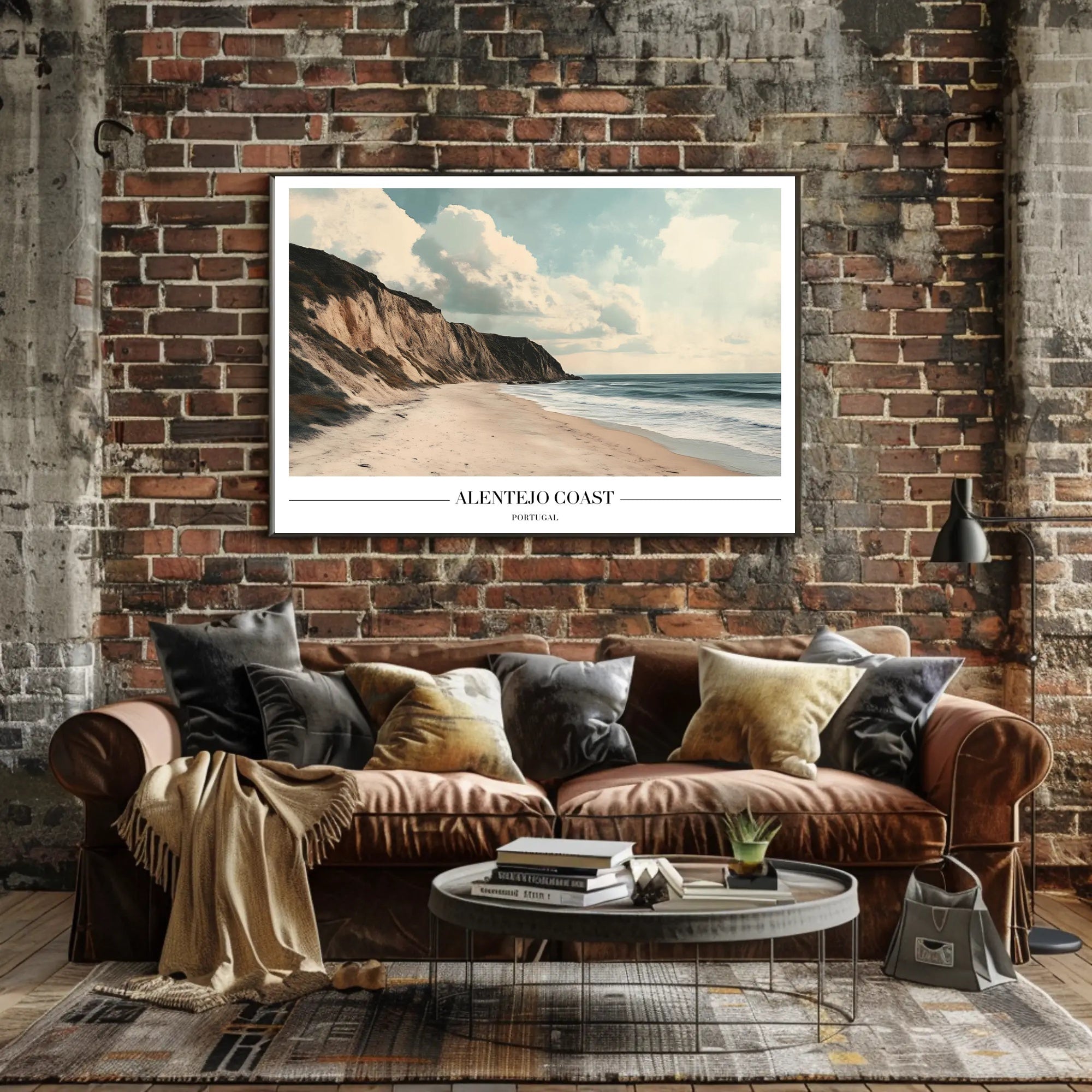 Serene Alentejo Coast Travel Poster