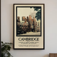 Cambridge Travel Nostalgia: Historic Railway Poster PosterGoat