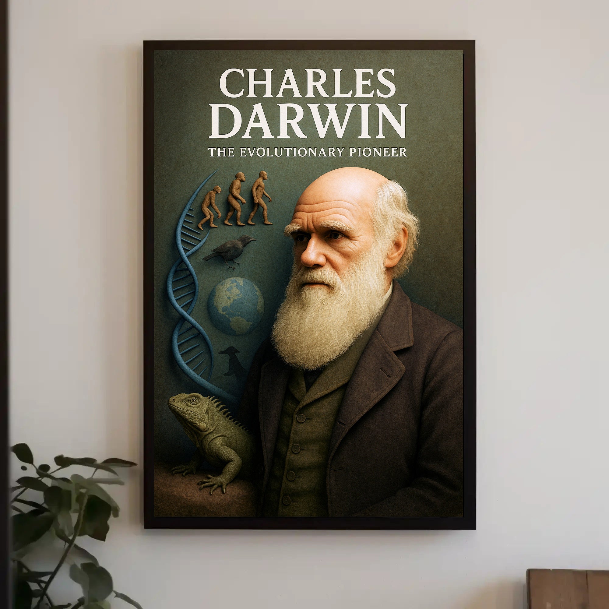 Charles Darwin The Evolutionary Pioneer Poster PosterGoat