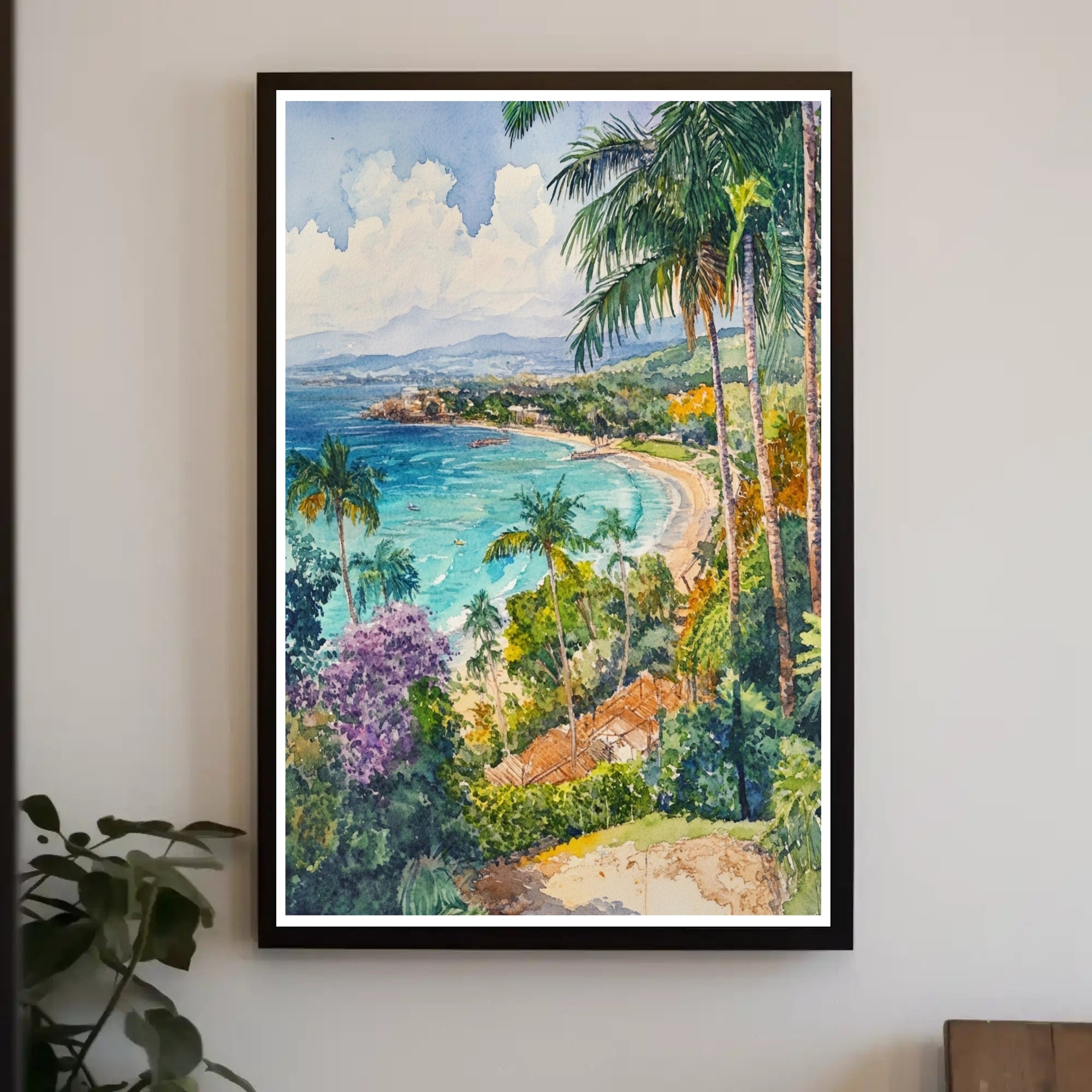 Coastal Paradise Poster PosterGoat