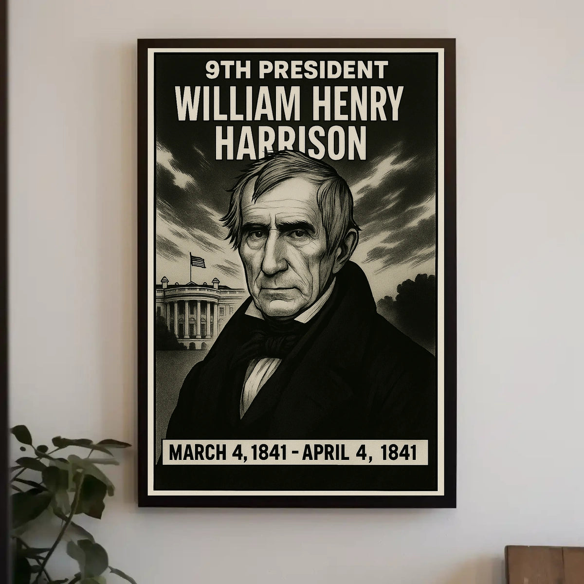 William Henry Harrison 9Th President Poster