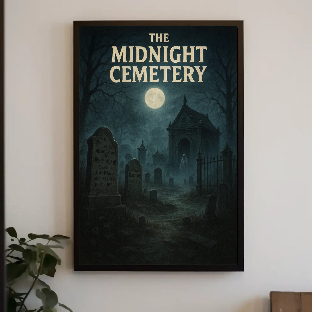 The Midnight Cemetery Poster