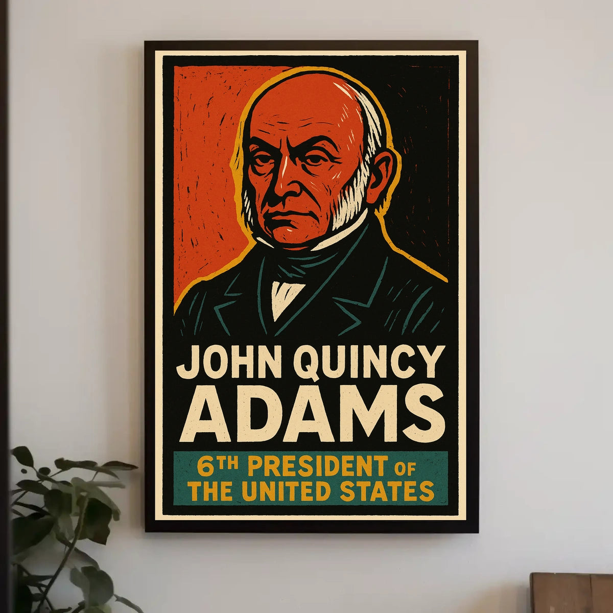 John Quincy Adams 6th President Poster