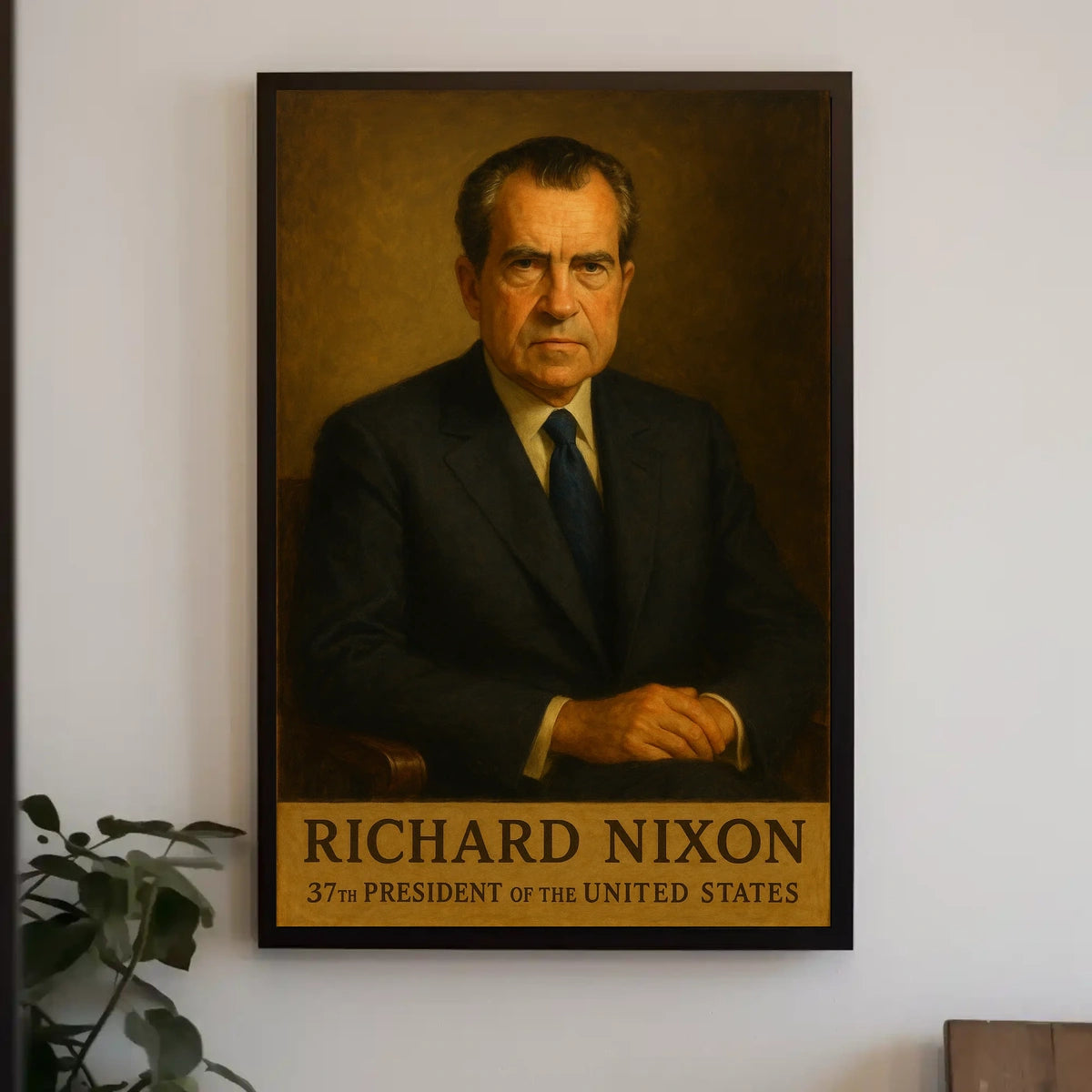 Formal Portrait of Respected Leader Historical or Presidential Poster