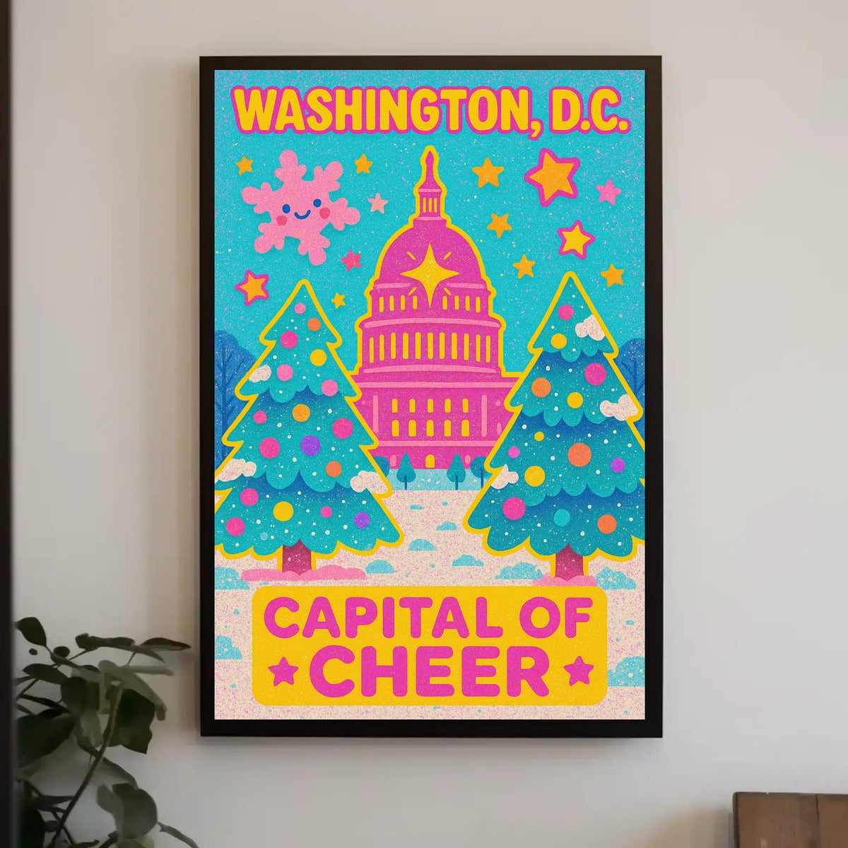 Washington, D.C. Capital of Cheer Poster