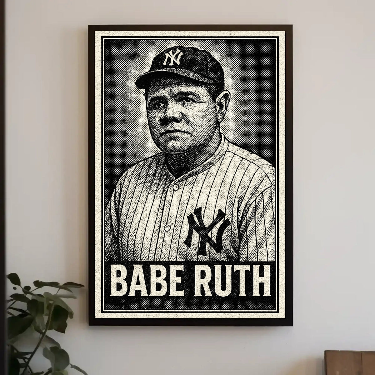 Babe Ruth Baseball Legend Poster