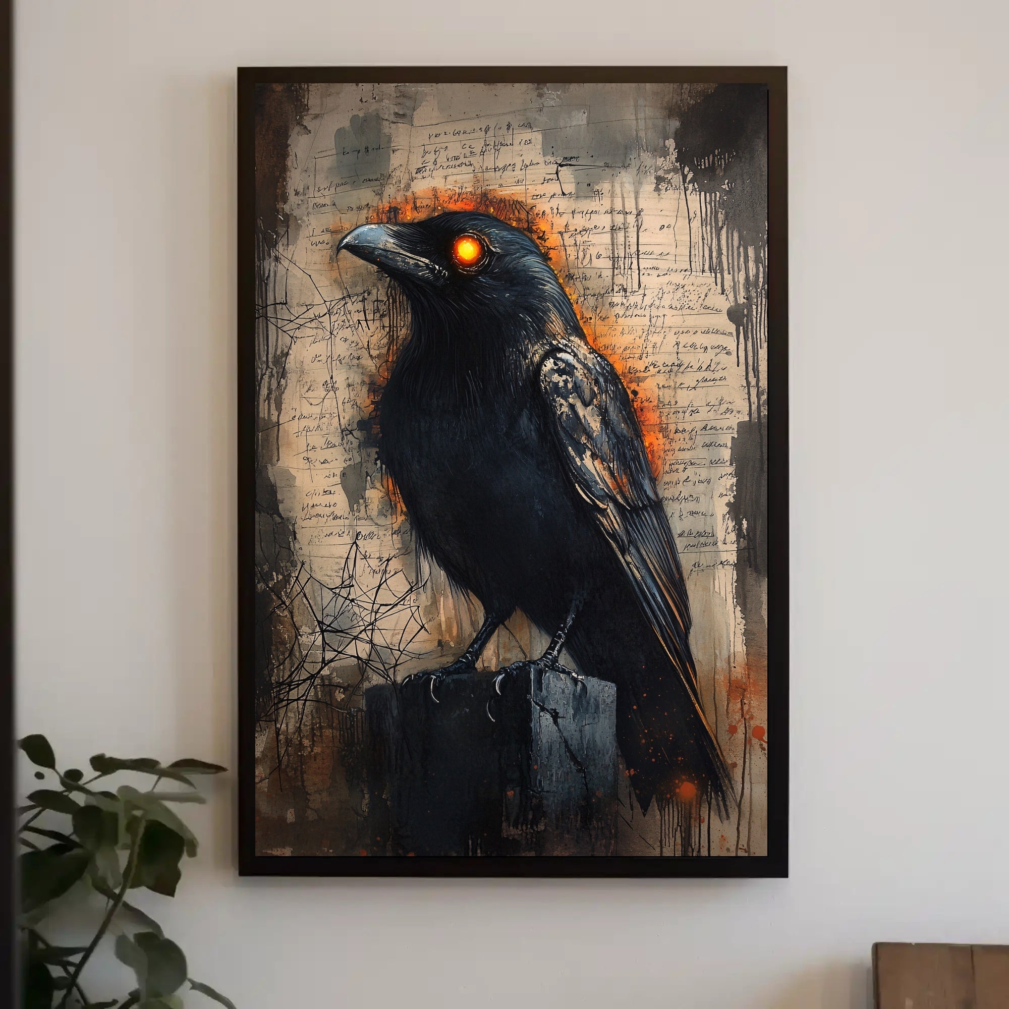 The Enigmatic Raven Poster