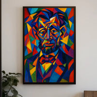 Cubist Historical Figure Art Print - Abstract or Artistic Poster