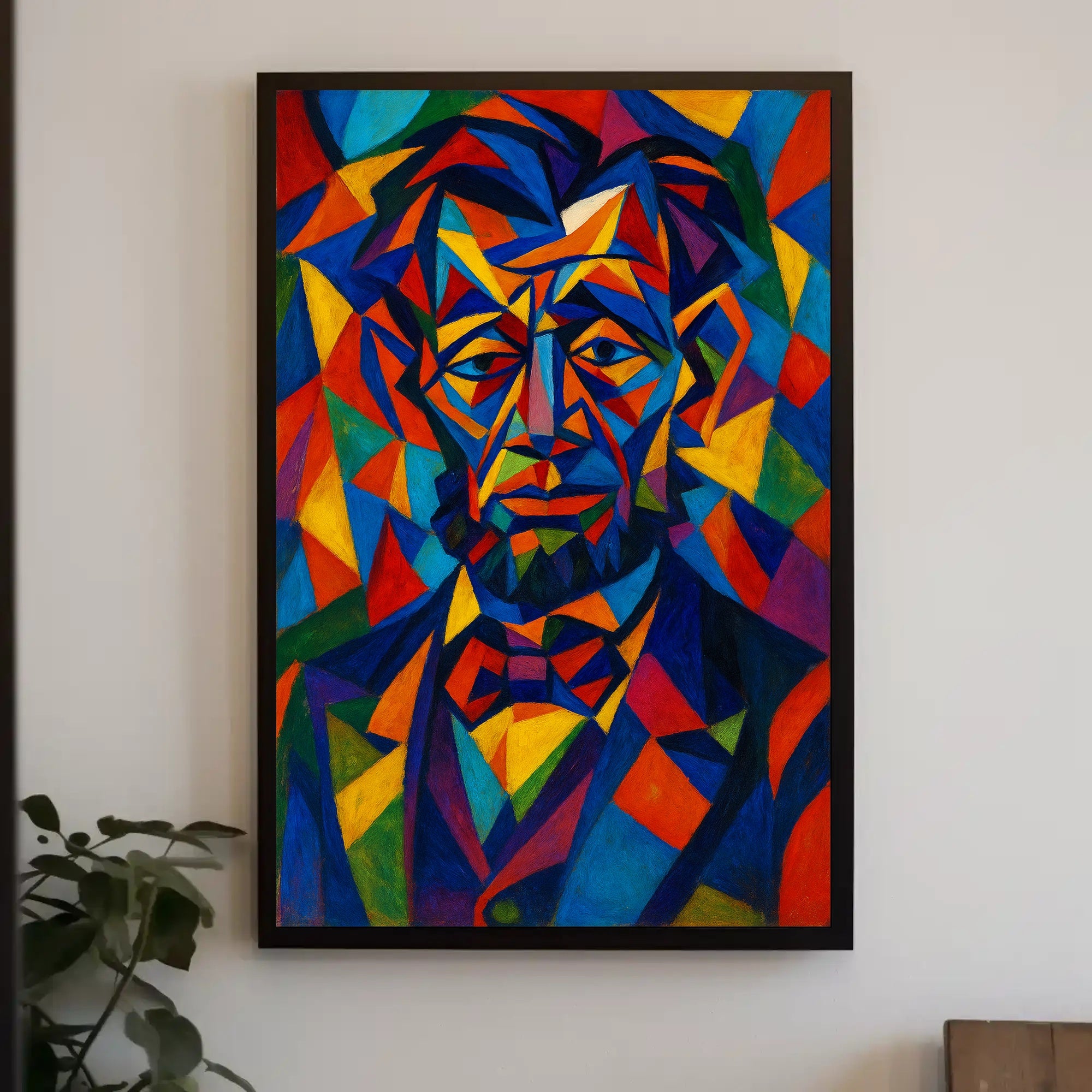 Cubist Historical Figure Art Print - Abstract or Artistic Poster