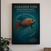 Paradise Fish Fresh Water Jewel Poster
