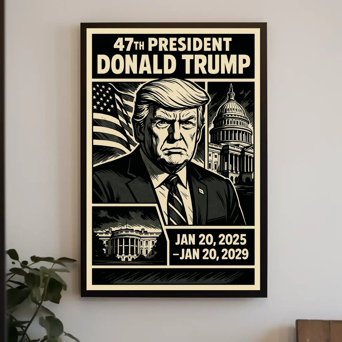 Donald Trump 47th President Poster
