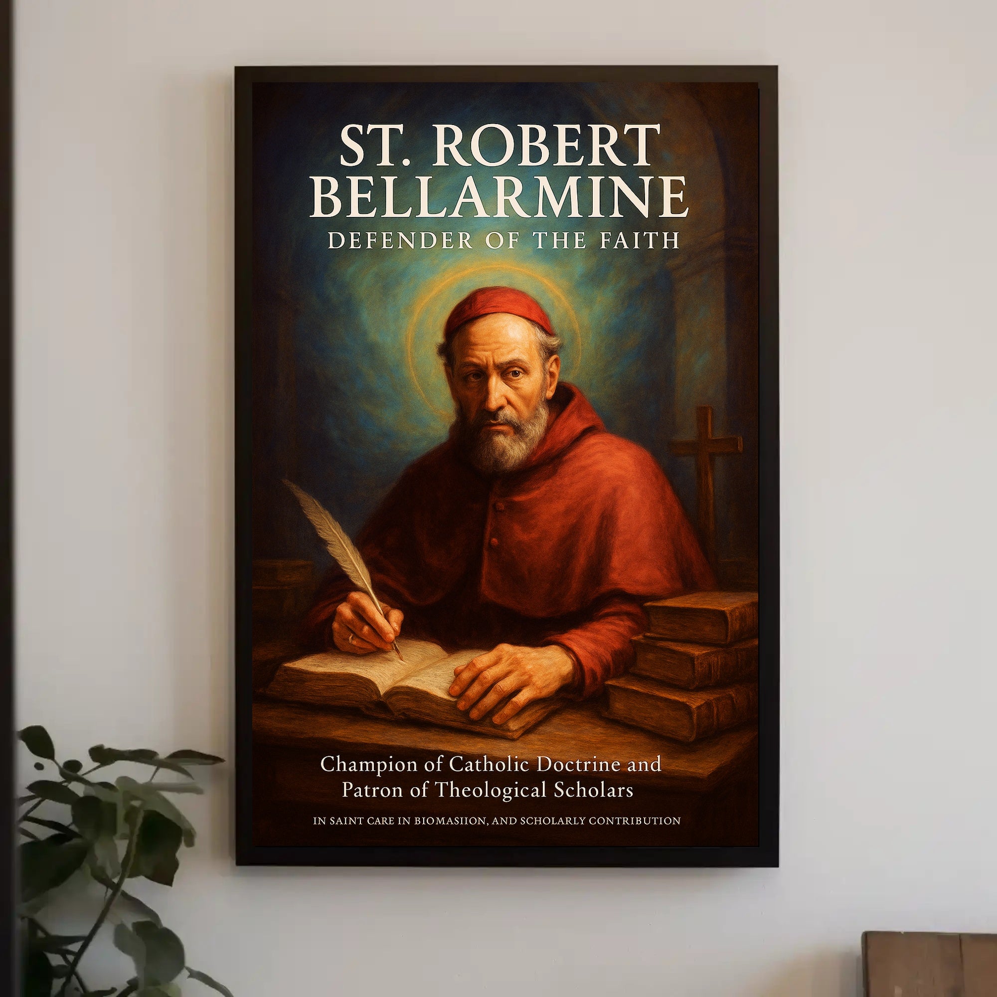 St. Robert Bellarmine Defender of the Faith Poster PosterGoat