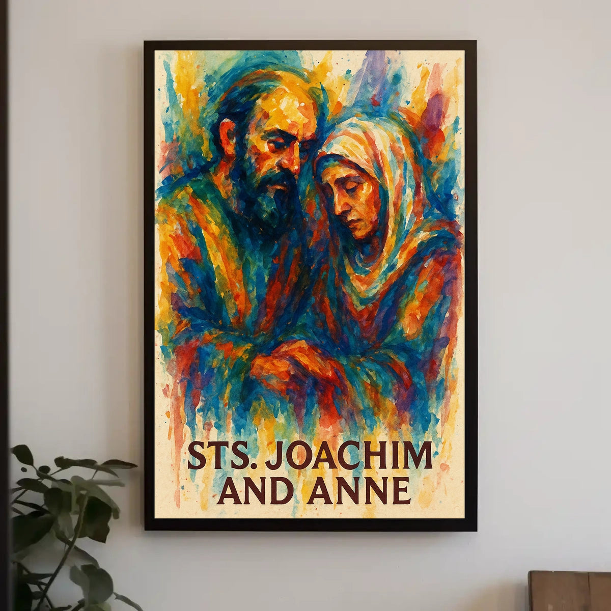 Saints Joachim And Anne Poster