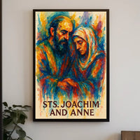Saints Joachim And Anne Poster