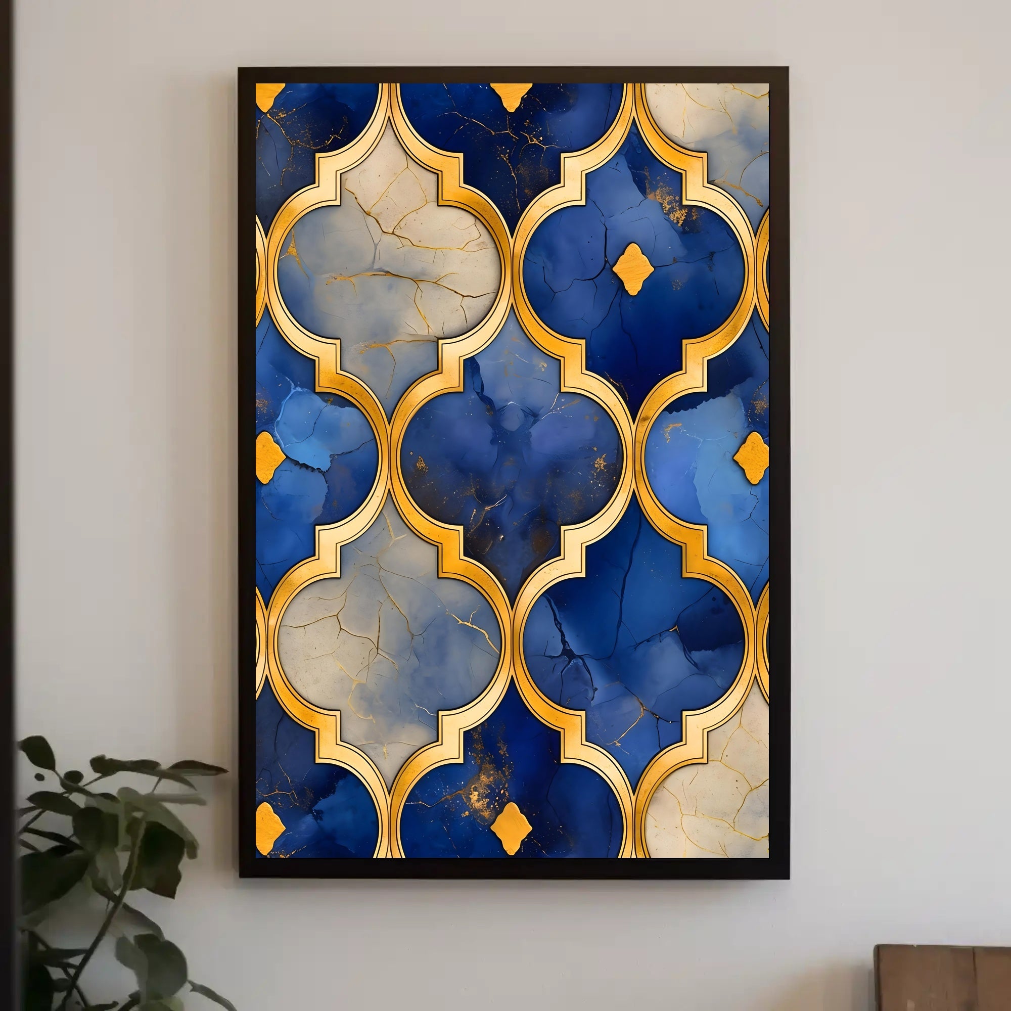 Ornate Geometric Luxury Wall Art Poster - Cultural Heritage
