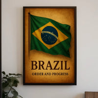 Brazil Order And Progress Poster
