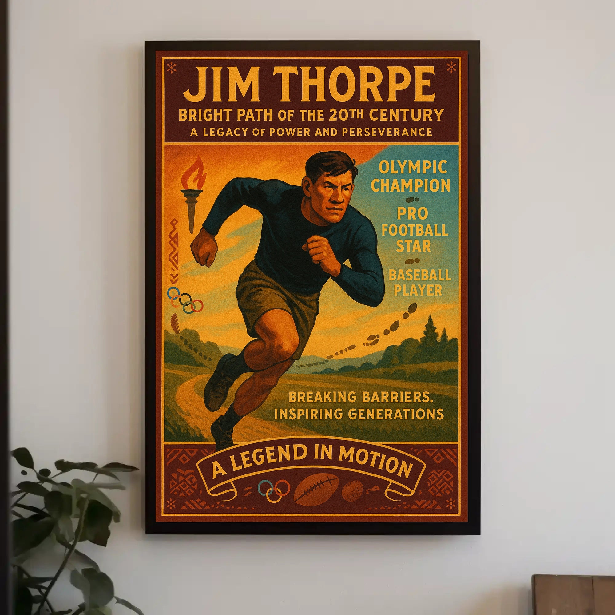 A Legend in Motion Poster