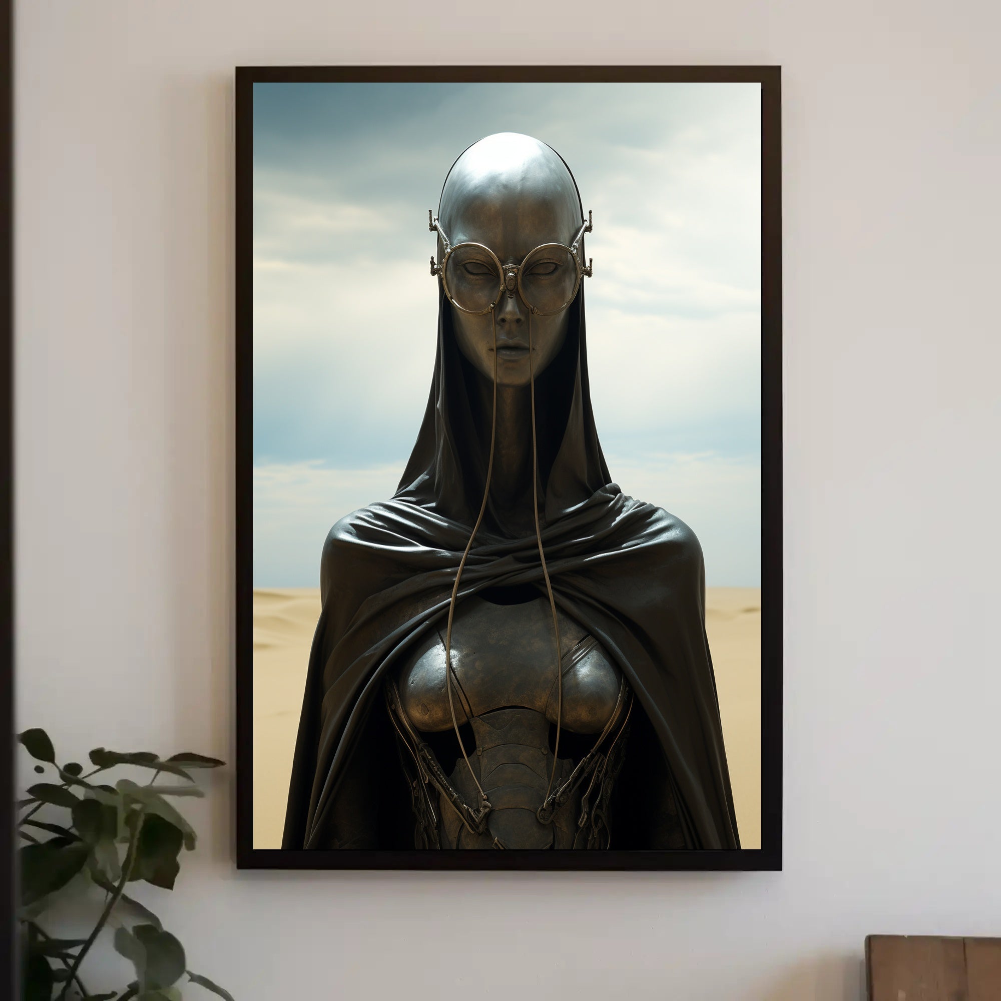 Futuristic Sentinel Poster