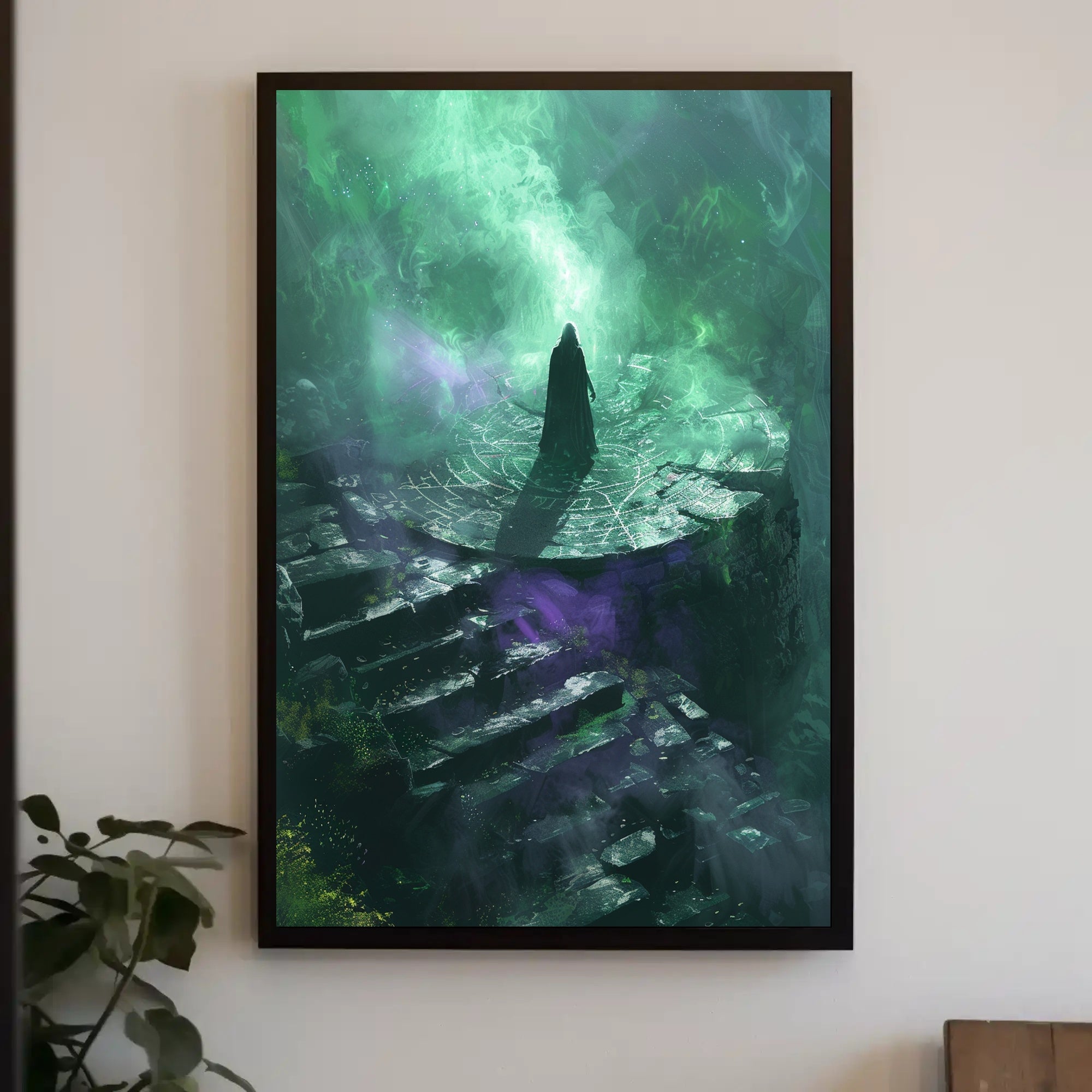 Mystical Summoning Scene Fantasy or Mythology Poster PosterGoat