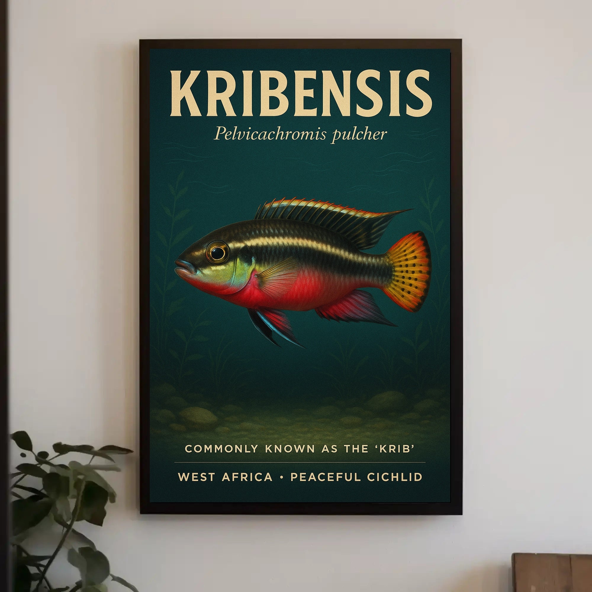 Kribensis The Peaceful Cichlid Poster PosterGoat