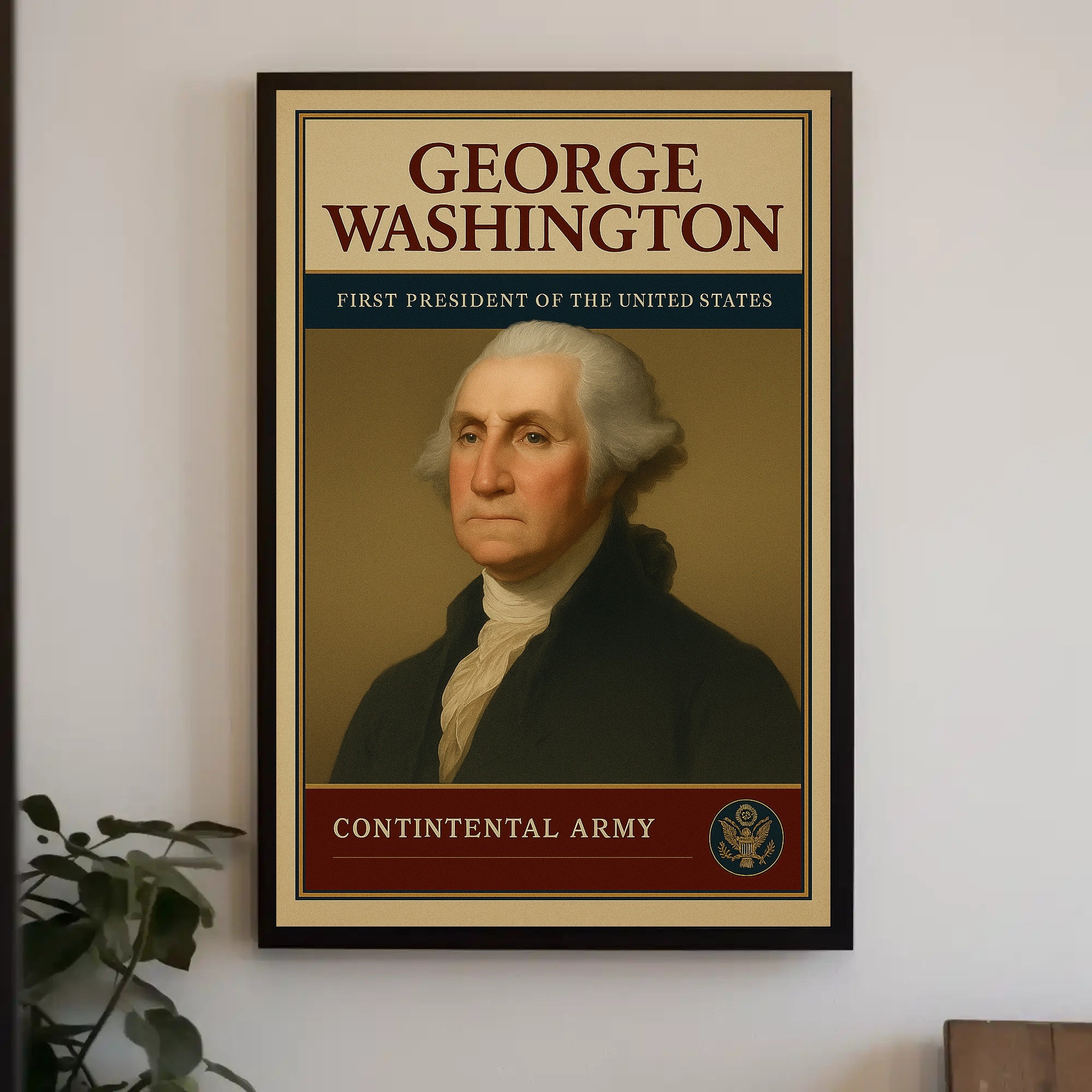 Patriotic Leader Portrait: Historical or Presidential Poster PosterGoat